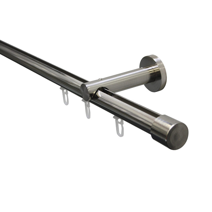 Gardinia 36313 Gardinenstangen, Metall, 160 cm, 160 cm