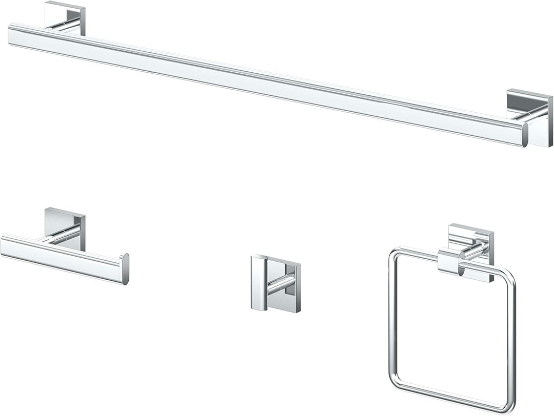 Gatco 4052 Elevate-Handtuchring, Chrom Chrome, Chrome
