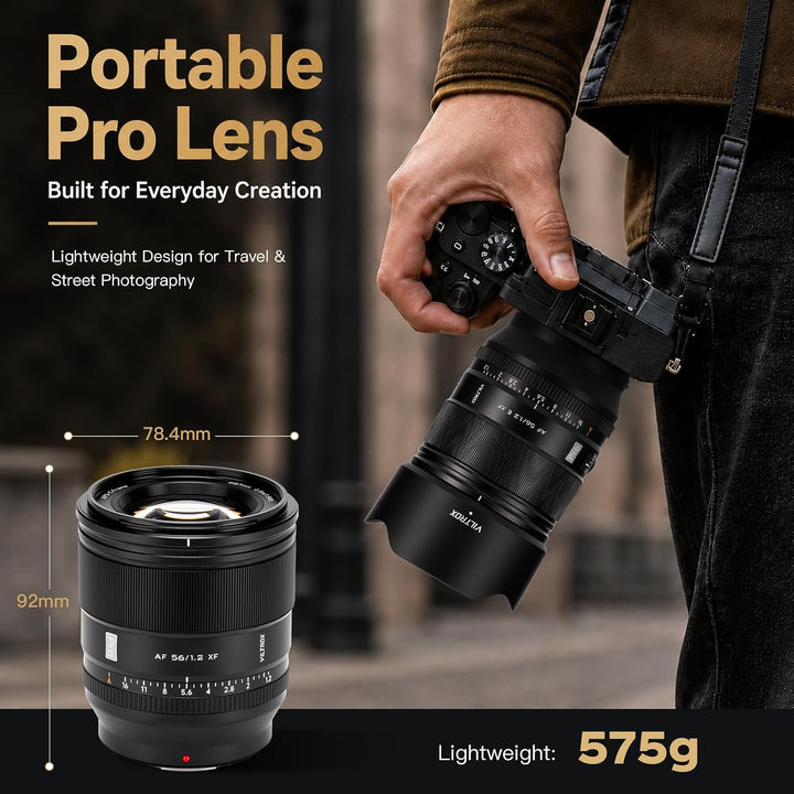 VILTROX 56mm F1.2 XF Objektiv für Fuji X-Mount Kameraobjektive APS-C Autofokus Lense Standardobjekti