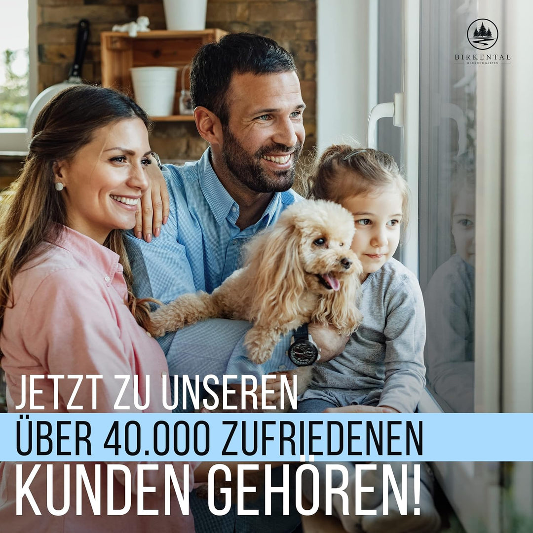 Birkental Sonnenschutzfolie Fenster innen oder aussen - Sonnenschutzfolie - UV Schutz Spiegelfolie -