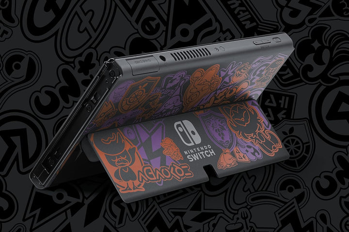 Nintendo Switch-Konsole (OLED-Modell) Pokémon Karmesin & Purpur-Edition [KEIN Spiel enthalten]