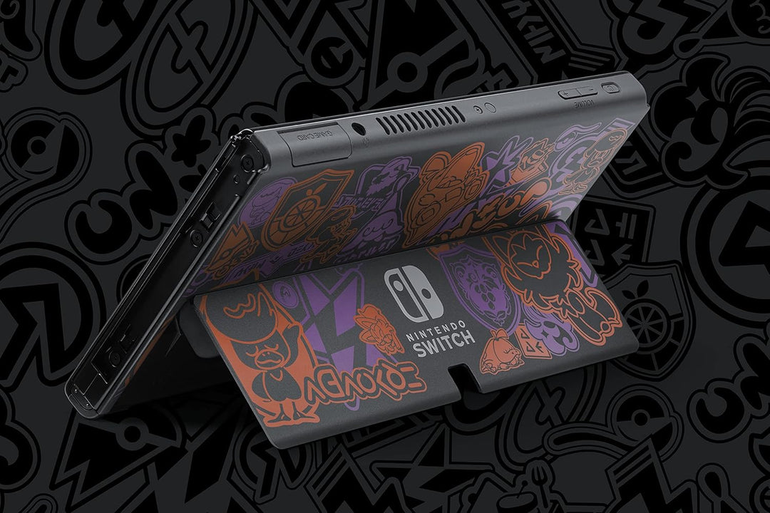 Nintendo Switch-Konsole (OLED-Modell) Pokémon Karmesin & Purpur-Edition [KEIN Spiel enthalten]