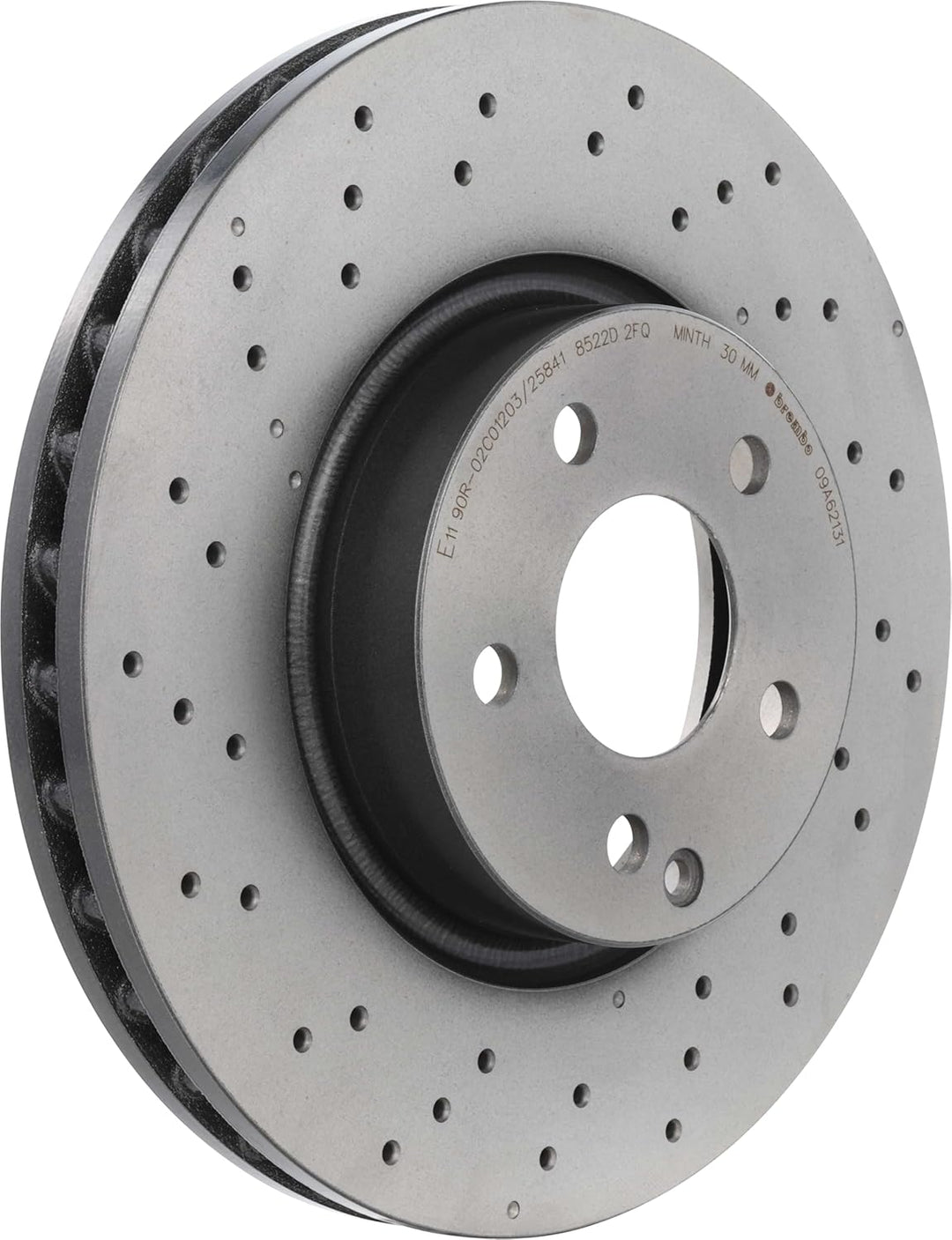 Brembo 09.A621.31 Vordere Bremsscheibe mit UV Lackierung
