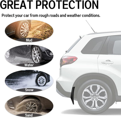Psler Auto Schmutzfänger Kotflügel Spritzschutz Kit für Vitara 2016-2023 Suzuki Vitara 2016-2023, Su