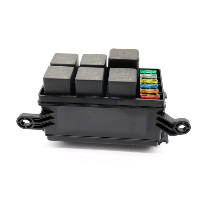 YULLING 6-Wege-Auto-Sicherungsrelaisbox, wasserdicht, ATC/ATO, Flachsicherungshalter, 5-polig/4-poli