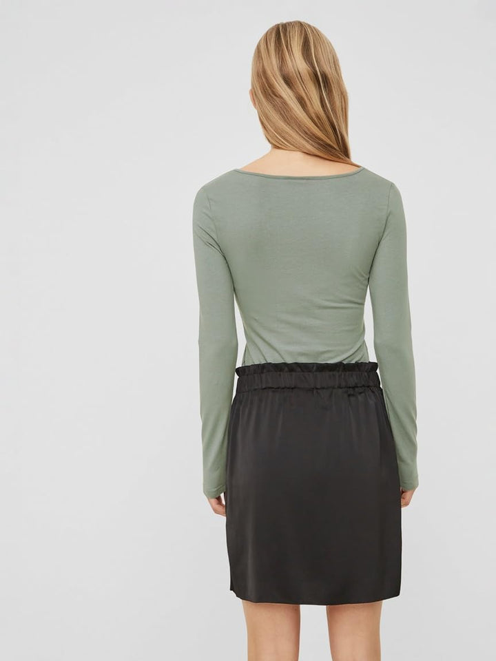 VERO MODA Female Top VMMAXI T-Shirt L Grün (1x Desert Sage/ 1x Balsam Green), L Grün (1x Desert Sage
