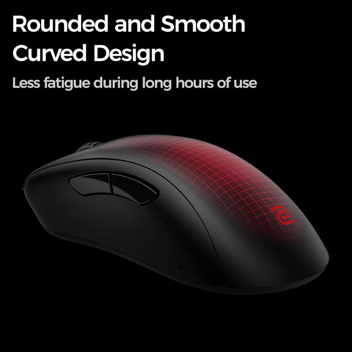 BenQ Zowie EC2-DW Kabellose 4K-Maus für E-Sport, Sportwissenschaft, optimierter 4K-Empfänger, 60 g,