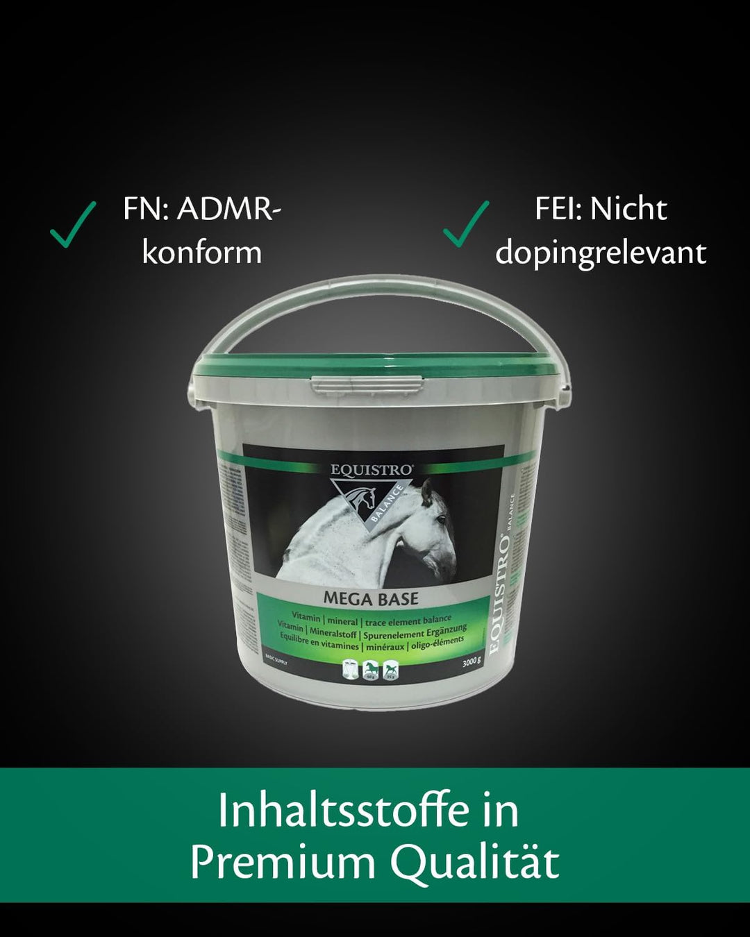 Equistro Mega Base 3 kg 3 kg (1er Pack), 3 kg (1er Pack)