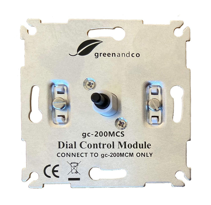 greenandco gc-200MCS zusätzliche Bedieneinheit für digitalen Master Dimmer gc-200MCM, weiss (DIES IS
