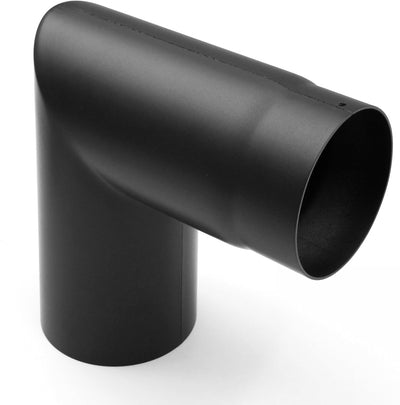 raik SH007-120-sw Raik Rauchrohrbogen/Ofenrohr 120mm - 90° zweiteilig