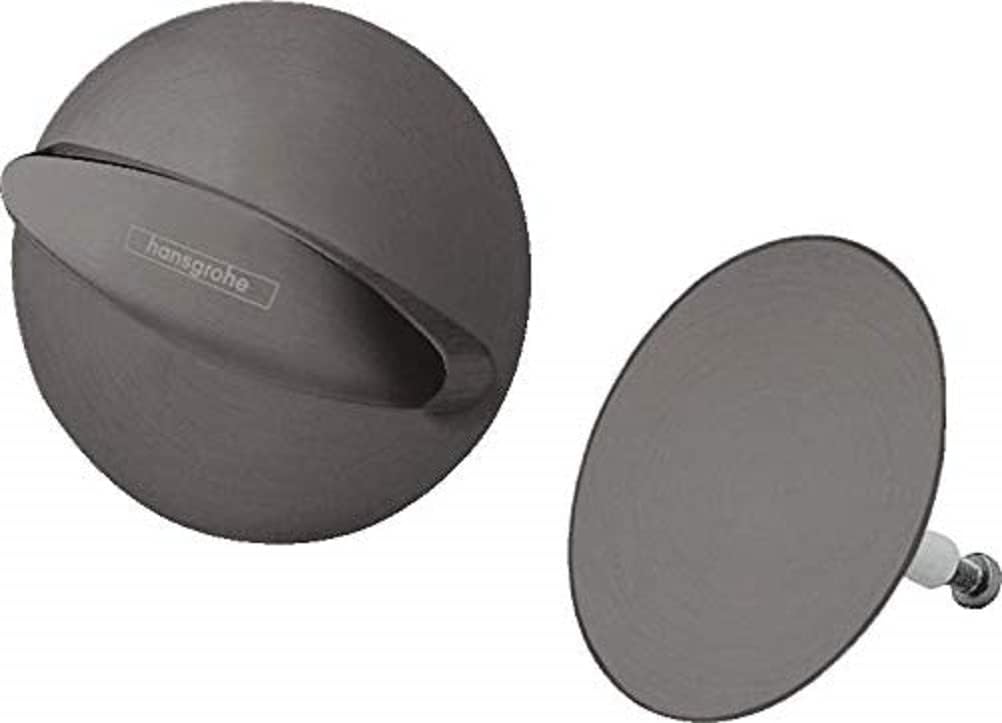 hansgrohe Flexaplus Wanneneinlauf Fertigset, Brushed Black Chrom Brushed Black Chrome, Brushed Black