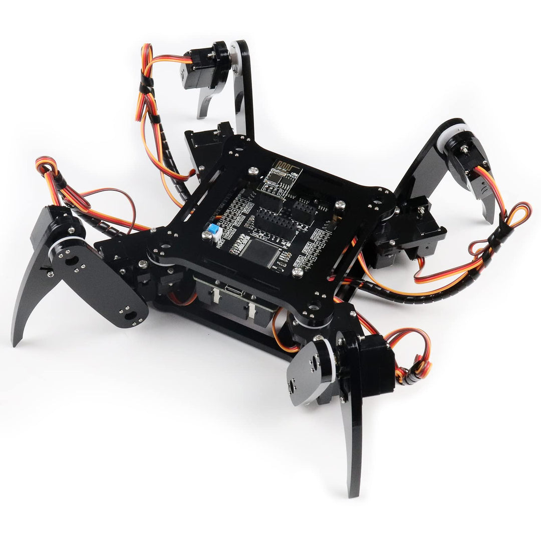 FREENOVE Quadruped Robot Kit (Compatible with Arduino IDE), App Remote Control, Walking Crawling Twi