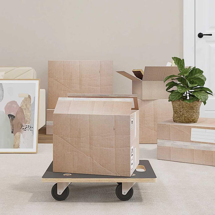 vidaXL Rollbretter 2 STK., Transportroller mit Anti Rutsch Oberfläche, Transporthilfe für Umzug Möbe