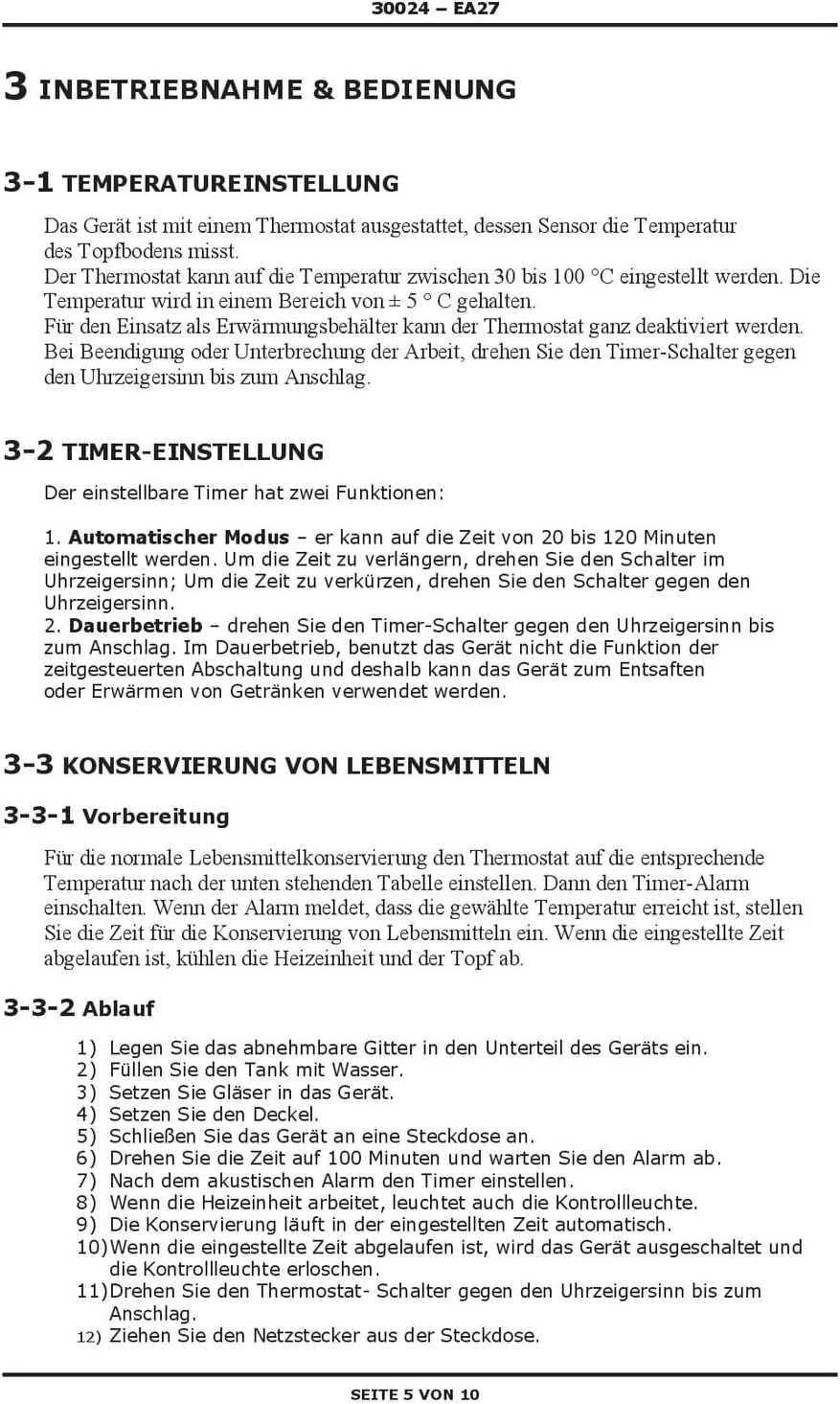 Einkochautomat Einkochtopf Glühweintopf Heissgetränkeautomat Einkocher 27 Liter
