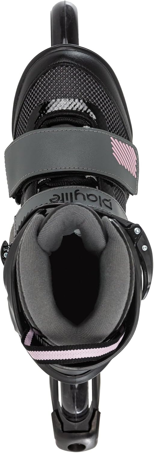 Playlife Inline Skates GT Pink 110, Grau/Pink, für Damen, 110mm/80A Rollen, ABEC 7 Kugellager, Art.