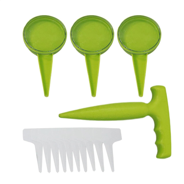 Garten-Abstandshalter, 14-faches Aussaat-Set | Verstellbarer Abstandshalter für kleine Aussaat von B