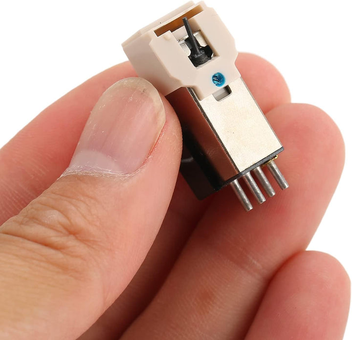 Ersatz Plattenspieler Nadel, 13 mm Ersatzteil Magnetabnehmer mit Nadel Ersatz Nadelnadel für Platten