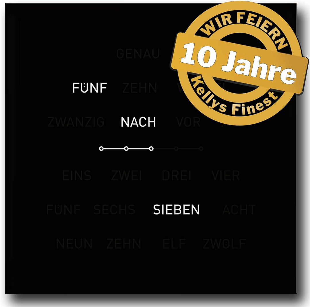 Wortuhr Lisa 2.0 - Deep Black