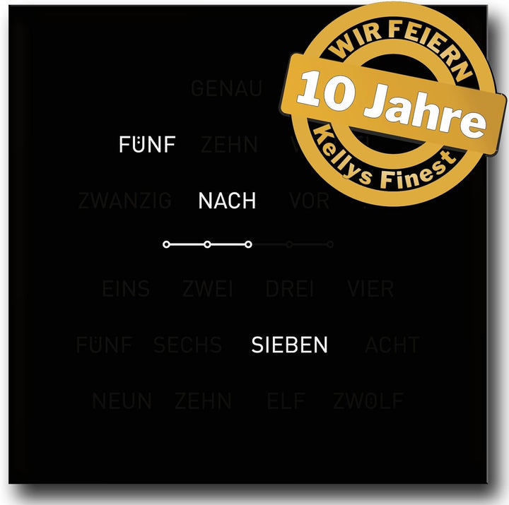 Wortuhr Lisa 2.0 - Deep Black