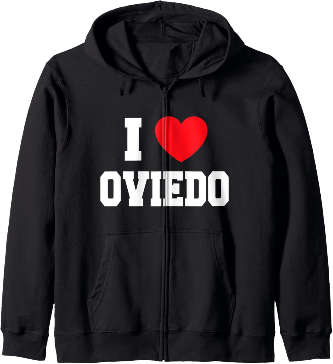 I Love Oviedo Kapuzenjacke