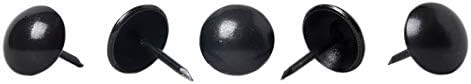 1000 Stück Polsternägel – Anthrazitgrau Ø 9,5 mm – Linse Eisen