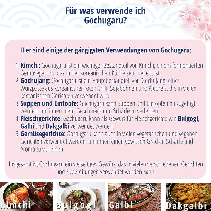 asiafoodland - Gochugaru - Chili Pulver für Kimchi - mildes Red Pepper Powder, 3er Pack (3 x 100g) 1