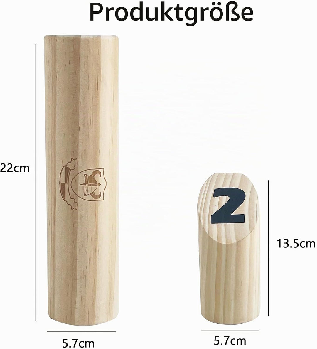 Nummerierte Blockwurfspiele Outdoor Holz Werfen Hof Spiel Stick Holz Spiel Set Tragbare Kisten, Trag