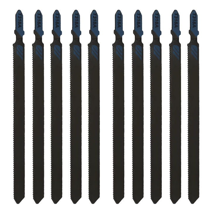 EMSea Stichsägeblätter T318A Stichsägeblatt aus Schnellarbeitsstahl, 132 mm, 10 Stück