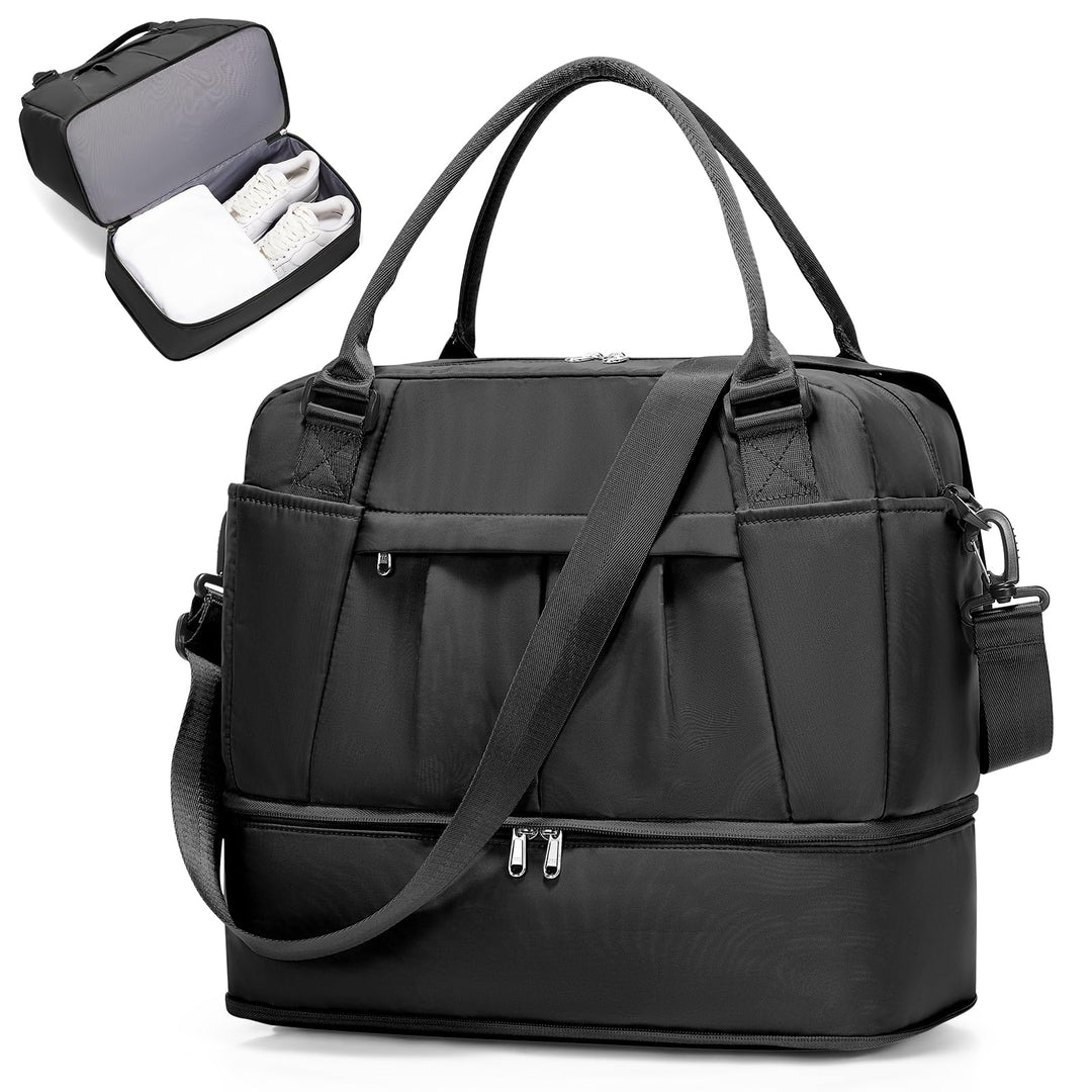 SEAFEW Reisetasche 24L, 40x30x20 Ryanair Handgepäck Tasche für Flugzeug Weekender Sporttasche Damen
