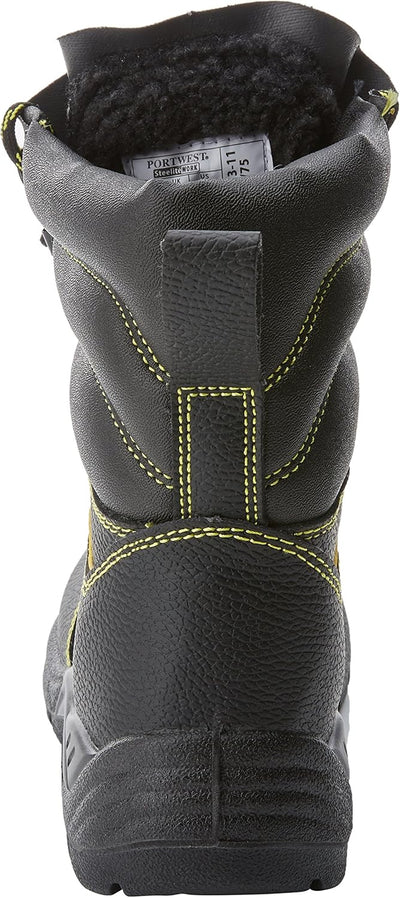 Portwest Steelite Fellgefütterter Sicherheitsstiefel S3 CI, Grösse: 37, Farbe: Schwarz, FW05BKR37 37