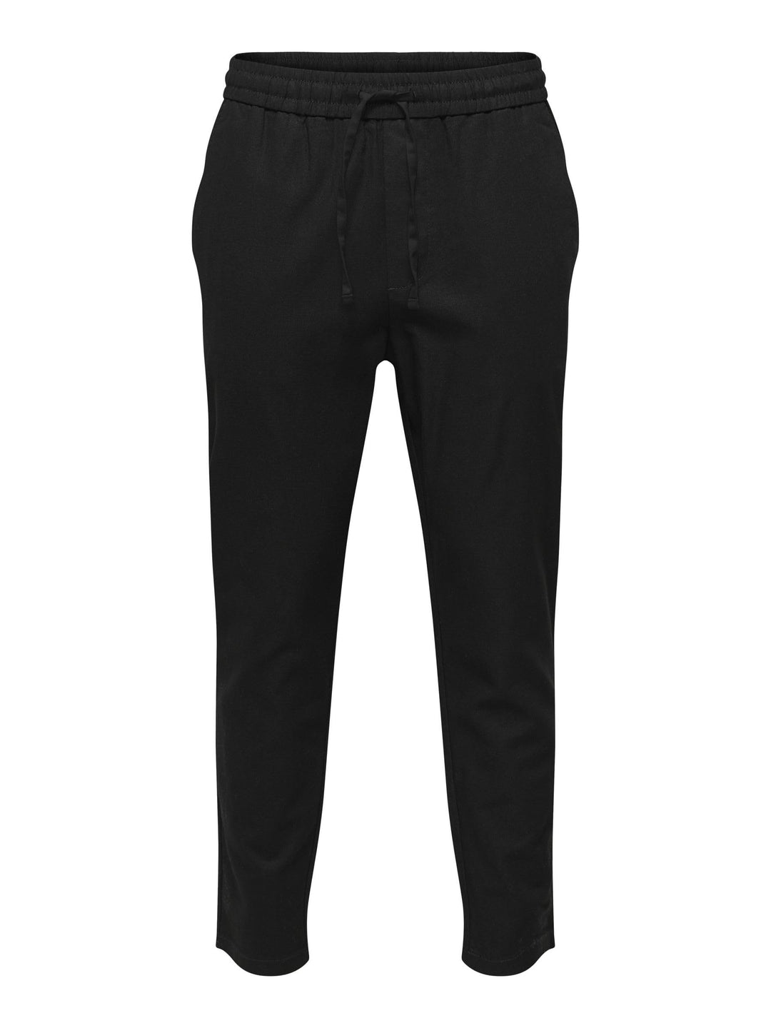 ONLY & SONS Male Jogginghose Verjüngt Mid Rise Hose XS Schwarz, XS Schwarz