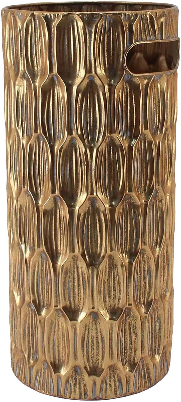 DRW Schirmständer, Gold, 20x45cm