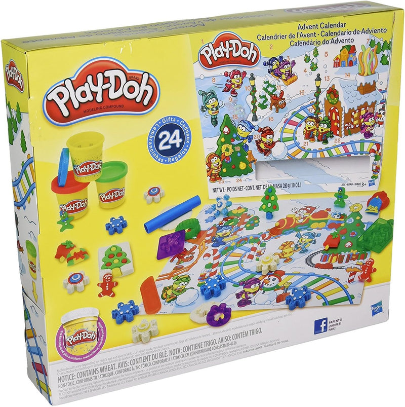 Play-Doh – b21999 – Modeling Compound Spielzeug – Weihnachts Adventskalender – Beinhaltet 5 Farbe Tu