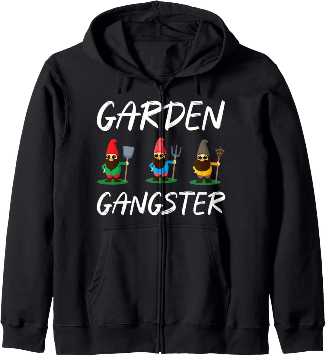 Garten Gangster Gärtner Gartenzwerg Kapuzenjacke