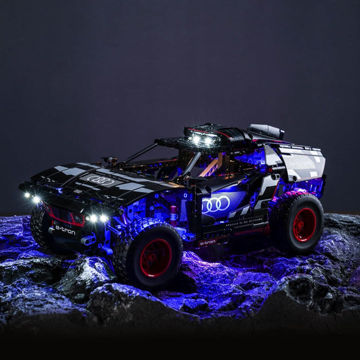 Led Licht Set für Lego 42160 Audi RS Q e-tron (Kein Lego-Modell), Dekorationsbeleuchtungsset Kompati