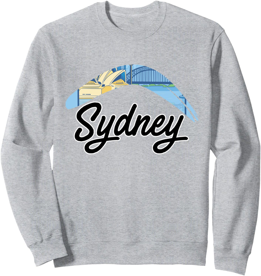 Sydney Graphic Bumerang Werfer Bumerang Spieler Sport Sweatshirt