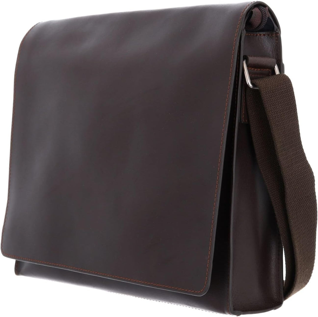 Leonhard Heyden Dakota Umhängetasche M 2 braun Brown, Brown