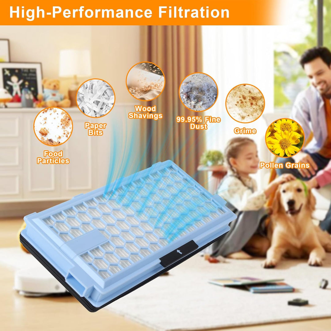 4 Sets für Miele Staubsauger Filter Compact C1, C2, für Miele Complete C3, Miele S8340, S8360. 4 HEP