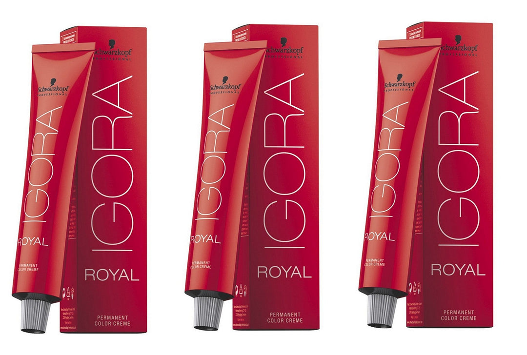 Schwarzkopf Igora Royal 6-00 Set 3 x 60 ml Dunkelblond 60 ml (3er Pack), Dunkelblond 60 ml (3er Pack