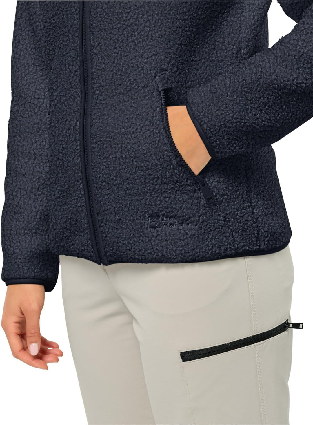 Jack Wolfskin Damen High Curl Jacket W Fleece-Jacke XL night blue, XL night blue