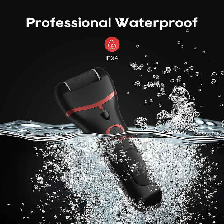 Hornhautentferner Elektrisch, Hornhaut Entfernen fuss Wiederaufladbar,Pedi Vac mit 3 Ersatzwalzen 2