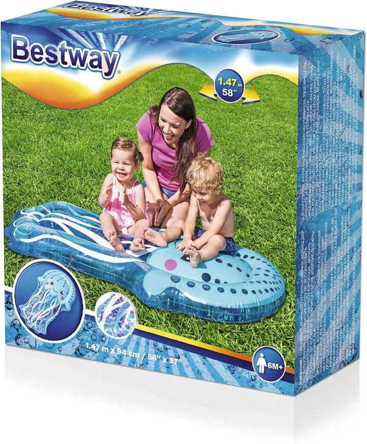 Bestway H2OGO! Wassermatte, Baby-Qualle, 147 x 94 cm