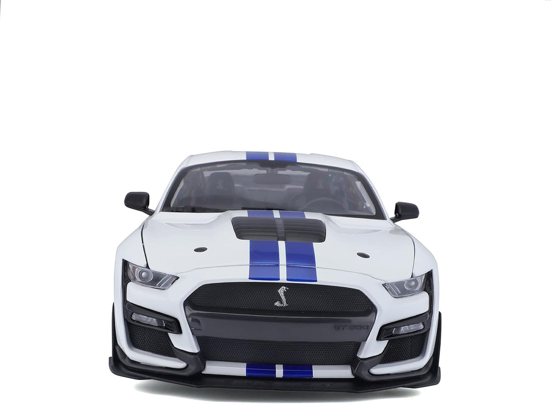 Maisto Mustang Shelby GT500 (2020): Modellauto im Massstab 1:18, Türen, Kofferraum und Motorhaube zu
