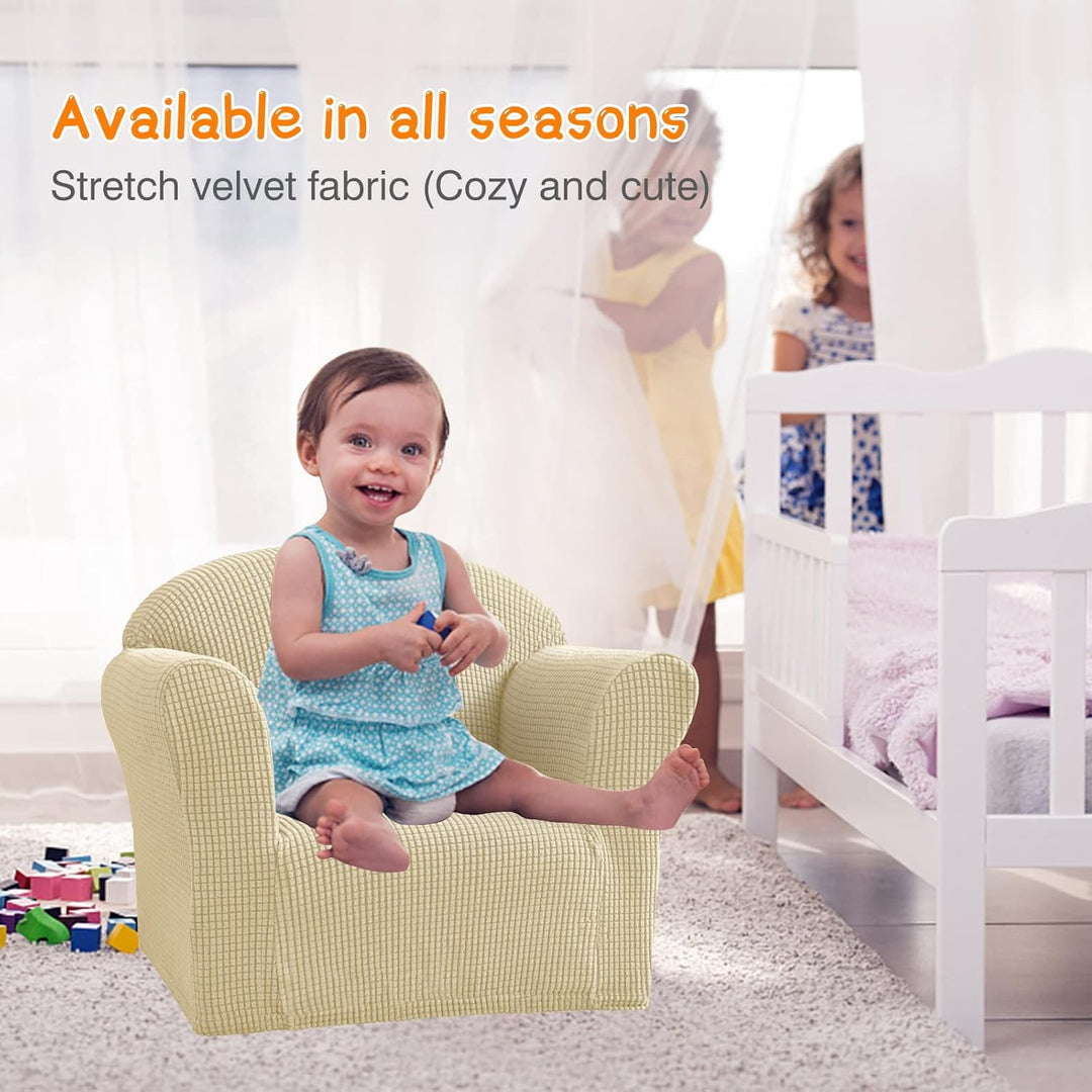 VanderHOME Kindersofa Bezug Sofas fürs Kinderzimmer Stretch Spandex Couchbezug Sofahusse fürs Kinder