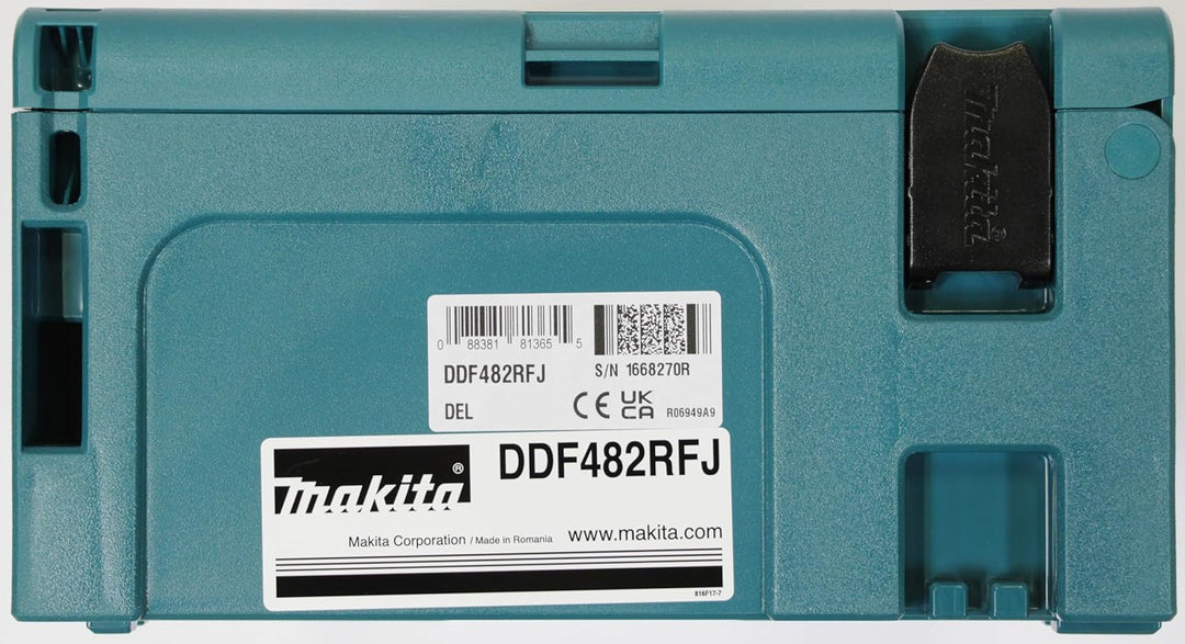 Makita DDF482RFJ Akku-Bohrschrauber 18V / 3,0 Ah, 2 Akkus + Ladegerät im MAKPAC Basic