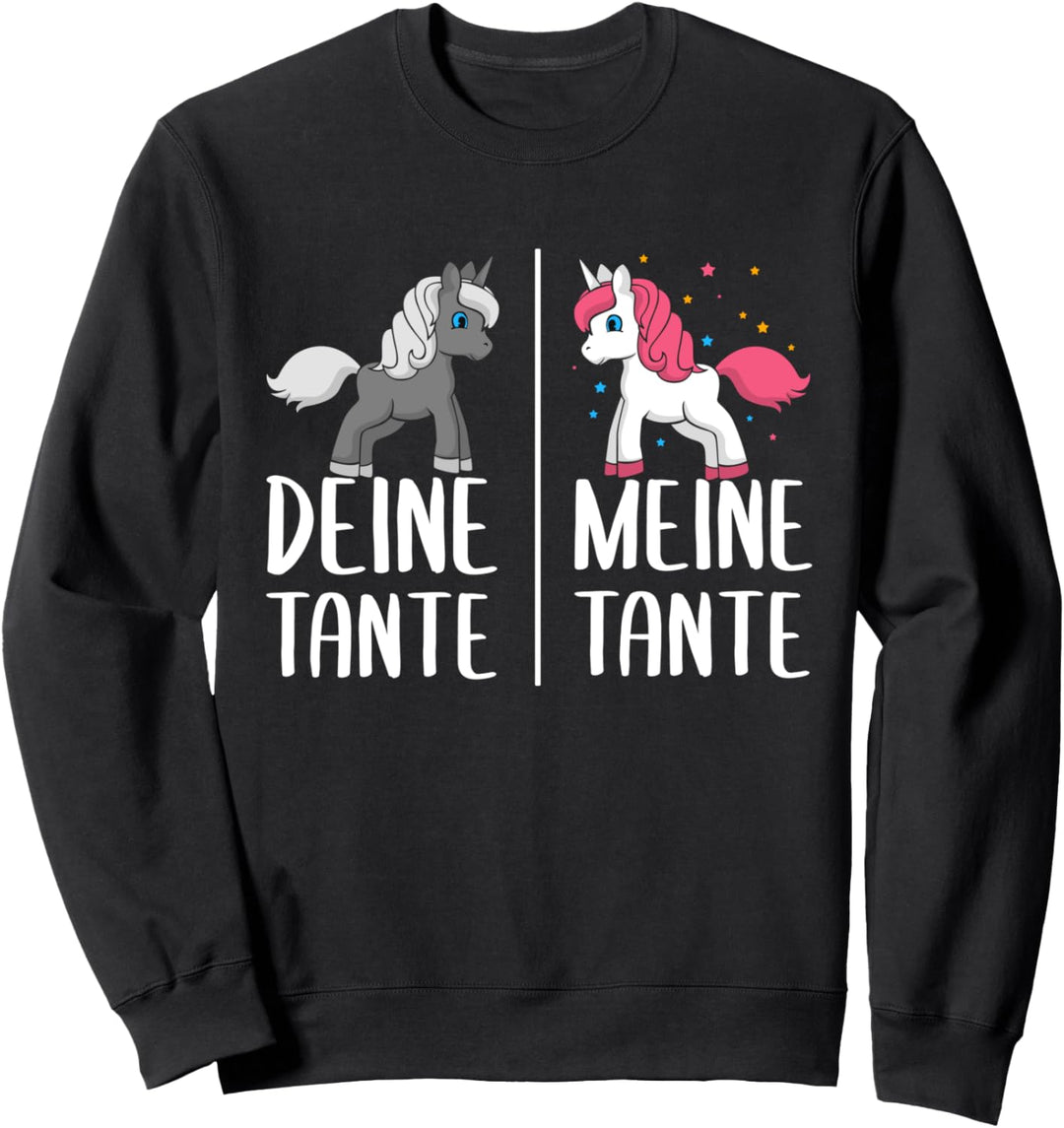 Deine Tante meine Tante Einhorn Design | Stolze Nichte Sweatshirt