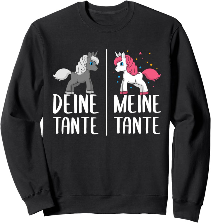 Deine Tante meine Tante Einhorn Design | Stolze Nichte Sweatshirt