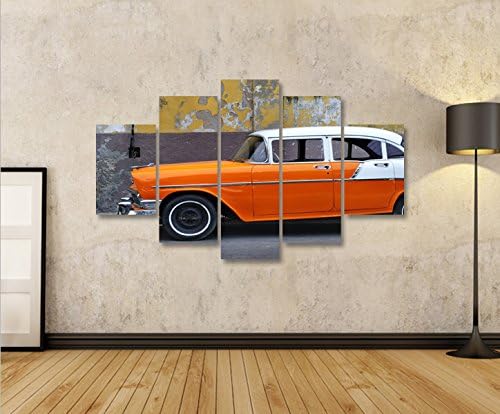 islandburner Bild Bilder auf Leinwand Auto in Cuba MF XXL Poster Leinwandbild Wandbild Dekoartikel W