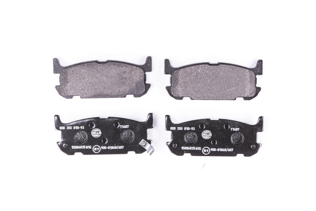 HELLA PAGID 8DB 355 010-931 Bremsbelagsatz - T1407 - Dicke/Stärke: 12.6mm - Bremssystem: Akebono - m