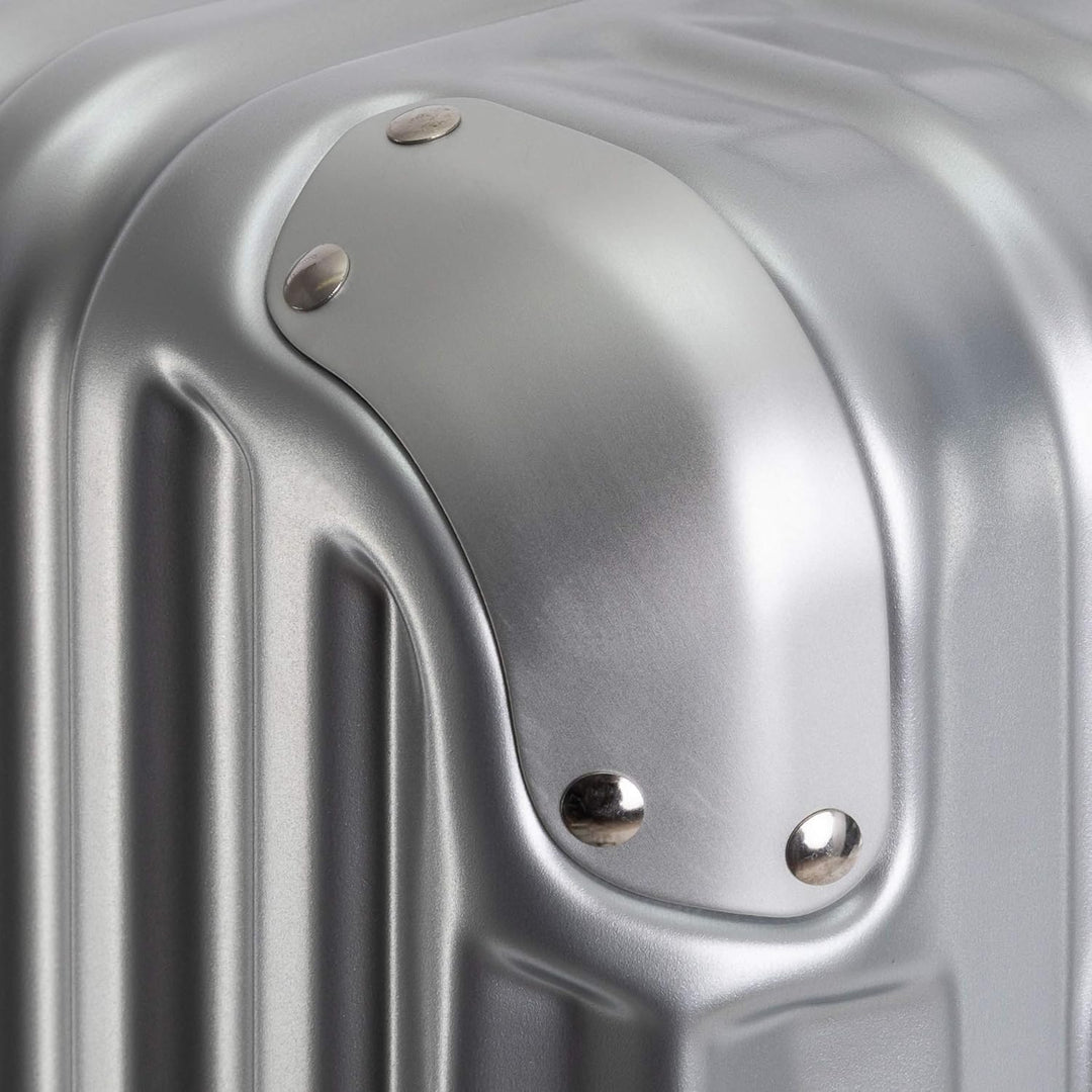 Travelhouse London Koffer Sport Silber - XL Alu Rahmen Polykarbonat Hartschale · Trolley Reisekoffer